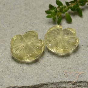 Shop natural 7.61ct Jaune moyen Quartz gems, Taille Fleur, from Brésil at GemSelect. In stock, global shipping!