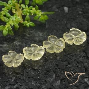 Shop natural 4.51ct Jaune moyen Quartz gems, Taille Fleur, from Brésil at GemSelect. In stock, global shipping!