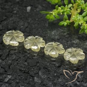 Shop natural 4.51ct Jaune moyen Quartz gems, Taille Fleur, from Brésil at GemSelect. In stock, global shipping!