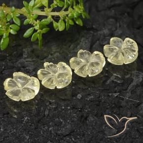Shop natural 5.99ct Jaune moyen Quartz gems, Taille Fleur, from Brésil at GemSelect. In stock, global shipping!