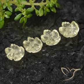 Shop natural 3.66ct Jaune moyen-léger Quartz gems, Taille Fleur, from Brésil at GemSelect. In stock, global shipping!