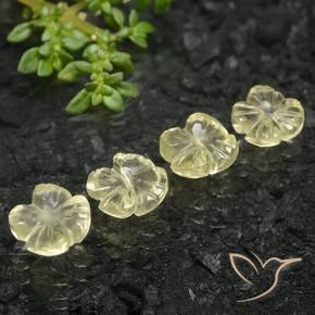 Shop natural 5.24ct Jaune moyen-léger Quartz gems, Taille Fleur, from Brésil at GemSelect. In stock, global shipping!