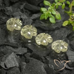 Shop natural 4.19ct Jaune moyen Quartz gems, Taille Fleur, from Brésil at GemSelect. In stock, global shipping!