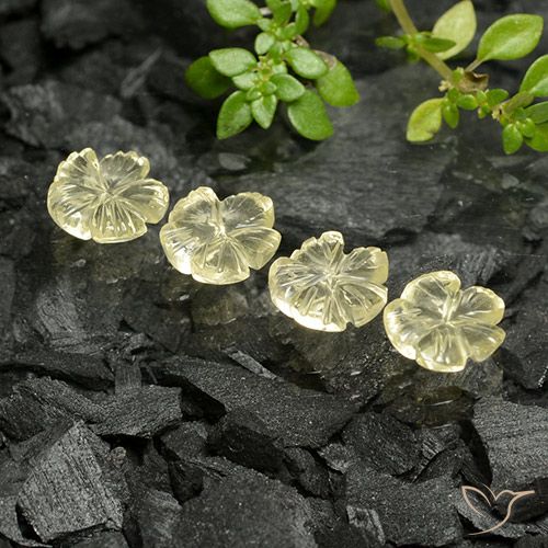 Achetez naturel 3.74ct Jaune moyen-léger Quartz gems, Taille Fleur, En provenance Brésil chez GemSelect. En stock, livraison internationale!