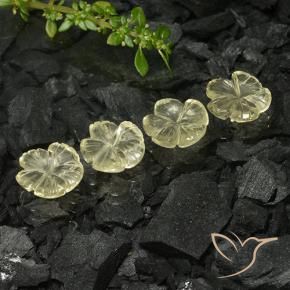 Shop natural 8.95ct Jaune moyen Quartz gems, Taille Fleur, from Brésil at GemSelect. In stock, global shipping!