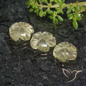 Shop natural 7.35ct Jaune verdâtre Quartz gems, Taille Fleur, from Brésil at GemSelect. In stock, global shipping!