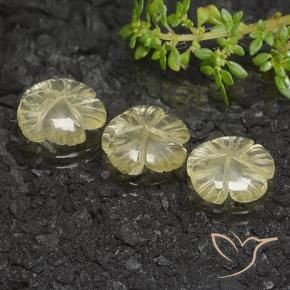 Shop natural 10.19ct Jaune moyen-léger Quartz gems, Taille Fleur, from Brésil at GemSelect. In stock, global shipping!