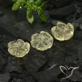 Shop natural 2.89ct Jaune moyen Quartz gems, Taille Fleur, from Brésil at GemSelect. In stock, global shipping!