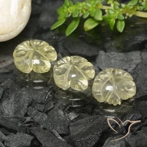 Shop natural 6.74ct Jaune moyen Quartz gems, Taille Fleur, from Brésil at GemSelect. In stock, global shipping!