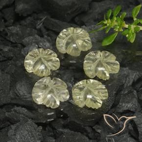 Shop natural 7.28ct Jaune clair Quartz gems, Taille Fleur, from Brésil at GemSelect. In stock, global shipping!