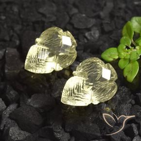 Shop natural 9.49ct Jaune moyen-léger Quartz gems, Taille Fleur, from Brésil at GemSelect. In stock, global shipping!