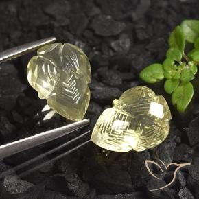 Shop natural 9.49ct Jaune moyen-léger Quartz gems, Taille Fleur, from Brésil at GemSelect. In stock, global shipping!