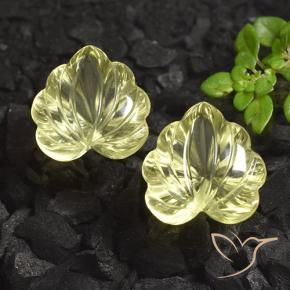 Shop natural 14.91ct Jaune clair Quartz gems, Taille Fleur, from Brésil at GemSelect. In stock, global shipping!