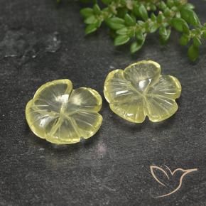 Shop natural 7.52ct Jaune moyen-léger Quartz gems, Taille Fleur, from Brésil at GemSelect. In stock, global shipping!