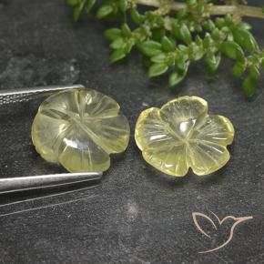 Shop natural 7.52ct Jaune moyen-léger Quartz gems, Taille Fleur, from Brésil at GemSelect. In stock, global shipping!