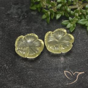 Shop natural 5.03ct Jaune moyen Quartz gems, Taille Fleur, from Brésil at GemSelect. In stock, global shipping!