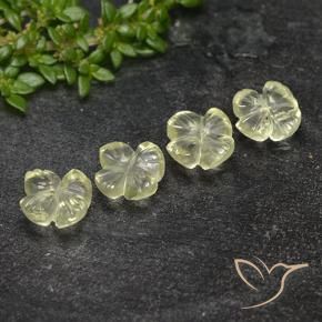 Shop natural 3.60ct Jaune clair Quartz gems, Taille Fleur, from Brésil at GemSelect. In stock, global shipping!