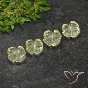 Shop natural 4.98ct Jaune clair Quartz gems, Taille Fleur, from Brésil at GemSelect. In stock, global shipping!