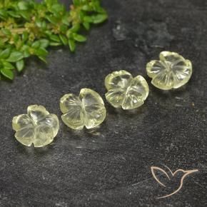 Shop natural 5.24ct Jaune verdâtre clair Quartz gems, Taille Fleur, from Brésil at GemSelect. In stock, global shipping!