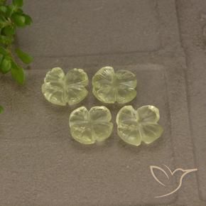 Shop natural 3.49ct Jaune clair Quartz gems, Taille Fleur, from Brésil at GemSelect. In stock, global shipping!