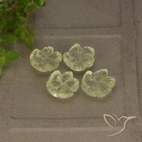 Shop natural 5.04ct Jaune verdâtre clair Quartz gems, Taille Fleur, from Brésil at GemSelect. In stock, global shipping!