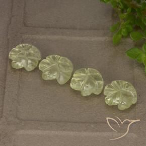 Shop natural 5.04ct Jaune verdâtre clair Quartz gems, Taille Fleur, from Brésil at GemSelect. In stock, global shipping!