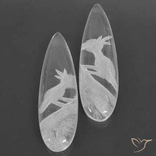 Shop natural 22.70ct Blanc clair Quartz gems, En forme de poire, from Brésil at GemSelect. In stock, global shipping!