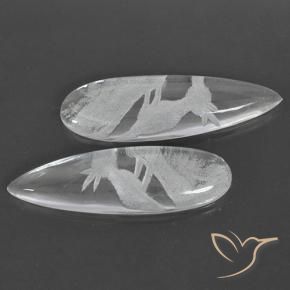 Shop natural 22.70ct Blanc clair Quartz gems, En forme de poire, from Brésil at GemSelect. In stock, global shipping!