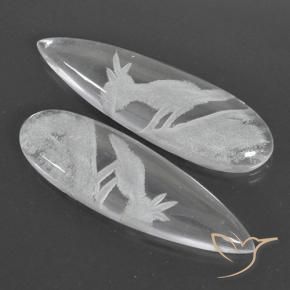 Shop natural 22.70ct Blanc clair Quartz gems, En forme de poire, from Brésil at GemSelect. In stock, global shipping!