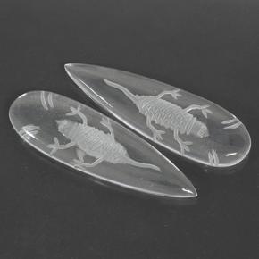 Achetez naturel 29.12ct Blanc clair Quartz gems, En forme de poire, En provenance Brésil chez GemSelect. En stock, livraison internationale!