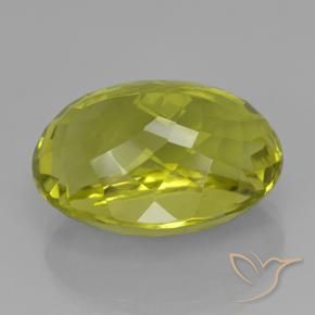 Quartz Jaune moyen naturelle ovale, 28.40 ct, VVS