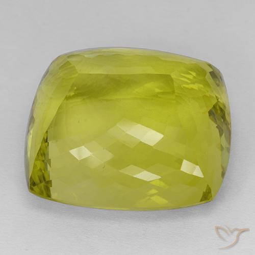 Quartz Jaune maïs naturelle Coussin, 73.08 ct, IF
