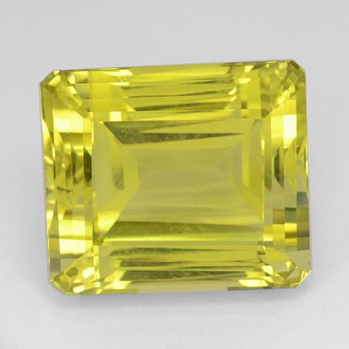 Quartz Citron naturelle Taille émeraude, 47.73 ct, IF