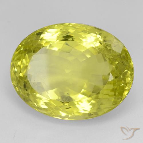 Quartz Jaune moyen naturelle ovale, 45.68 ct, VVS-VS