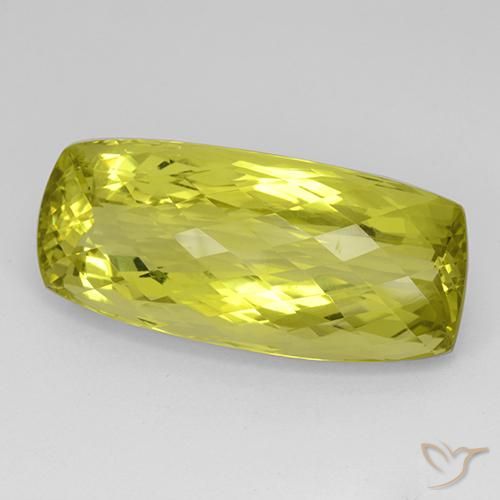 Quartz Jaune maïs naturelle Coussin, 46.05 ct, IF