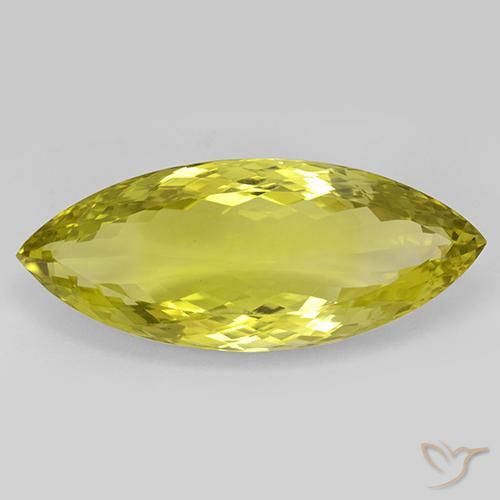 57.97ct Naturel Jaune maïs Quartz, Marquise, IF