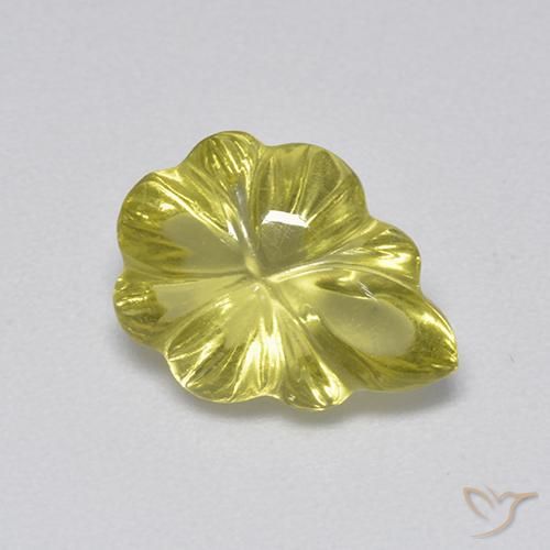 Quartz Jaune moyen naturelle Fantaisie, 3.41 ct, Transparent