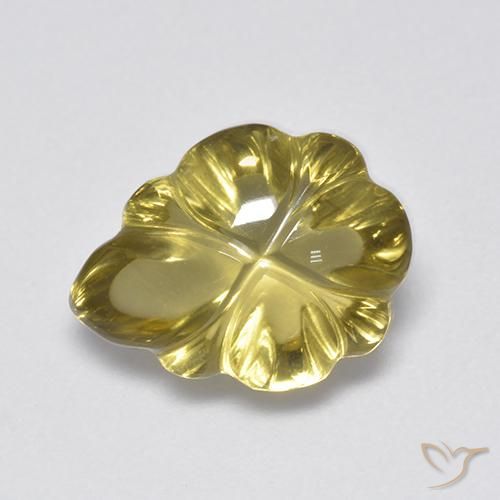 4.52ct Naturel Jaune moyen Quartz, Fantaisie, Transparent