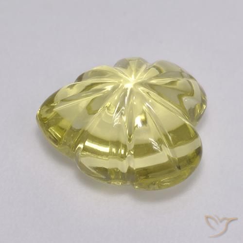 Quartz Jaune doré léger naturelle Fantaisie, 4.87 ct, Transparent