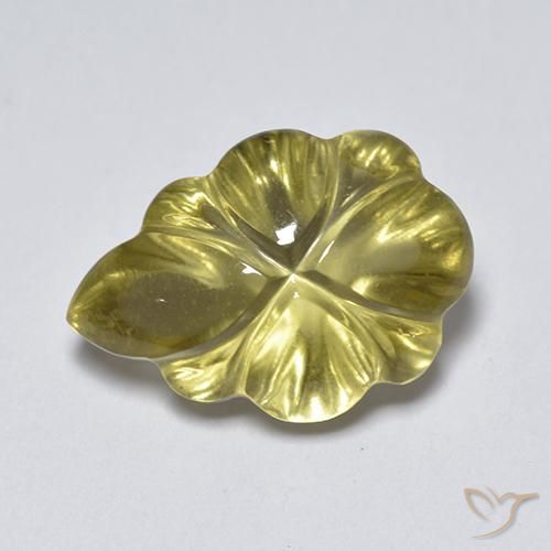 5.10ct Naturel Jaune doré léger Quartz, Fantaisie, Transparent