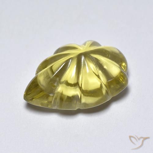 Quartz Jaune doré léger naturelle Fantaisie, 5.10 ct, Transparent