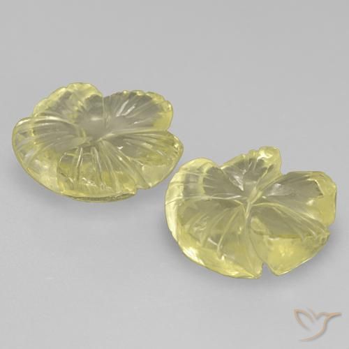 Shop natural 4.21ct Jaune moyen-léger Quartz gems, Taille Fleur, from Brésil at GemSelect. In stock, global shipping!