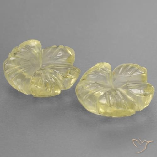 Shop natural 4.54ct Jaune lagon Quartz gems, Taille Fleur, from Brésil at GemSelect. In stock, global shipping!