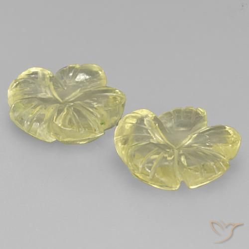 Shop natural 3.71ct Jaune moyen-léger Quartz gems, Taille Fleur, from Brésil at GemSelect. In stock, global shipping!
