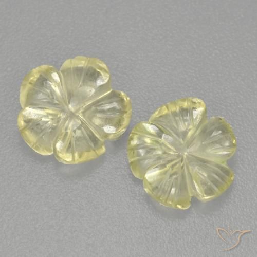 Shop natural 2.43ct Jaune moyen-léger Quartz gems, Taille Fleur, from Brésil at GemSelect. In stock, global shipping!
