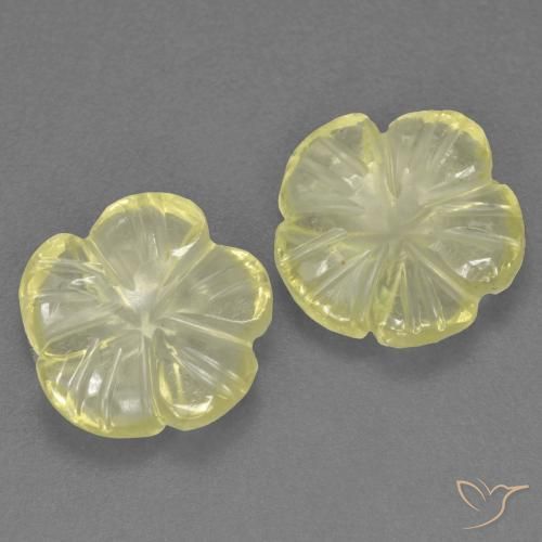 Shop natural 3.26ct Jaune moyen Quartz gems, Taille Fleur, from Brésil at GemSelect. In stock, global shipping!