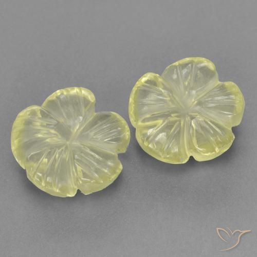 Shop natural 3.84ct Jaune moyen-léger Quartz gems, Taille Fleur, from Brésil at GemSelect. In stock, global shipping!