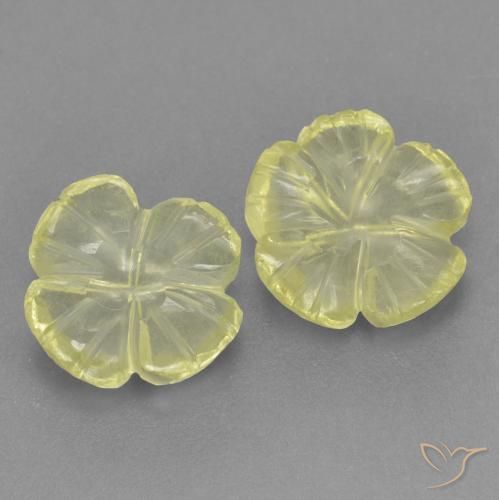 Shop natural 3.51ct Jaune moyen-léger Quartz gems, Taille Fleur, from Brésil at GemSelect. In stock, global shipping!