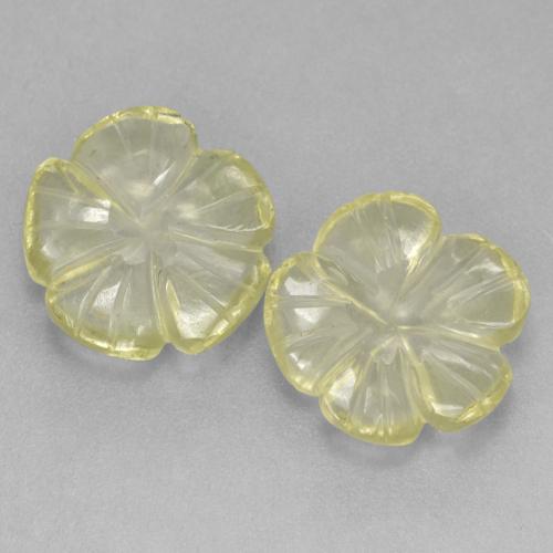 Achetez naturel 5,58ct jaune quartz gems, taille fleur, en provenance brésil chez gemselect. en stock, livraison internationale!