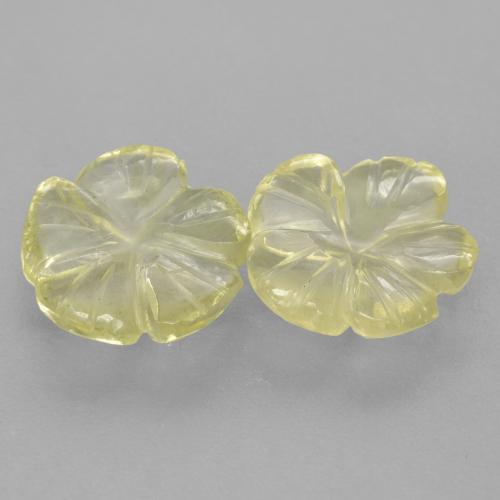 Achetez naturel 5,58ct jaune quartz gems, taille fleur, en provenance brésil chez gemselect. en stock, livraison internationale!